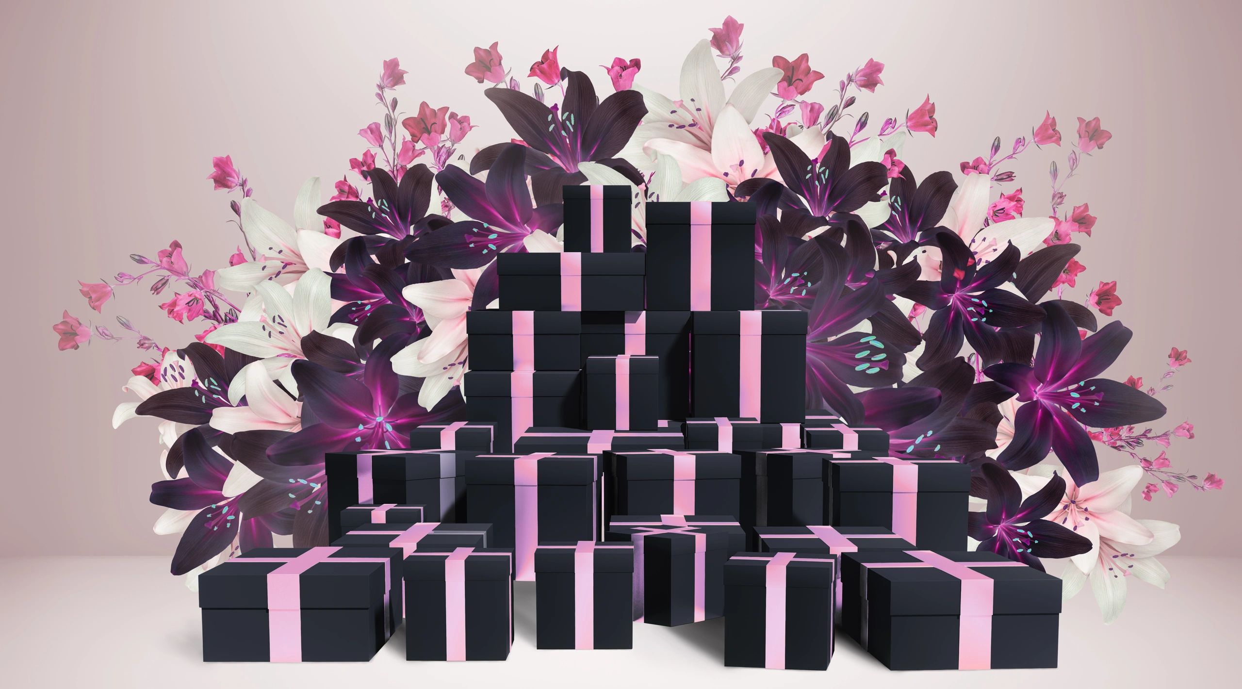 Gift boxes styled for business gifting